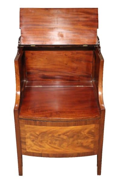Regency Mahogany Commode - Image 5