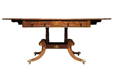 Regency Rosewood Sofa Table - Image 4
