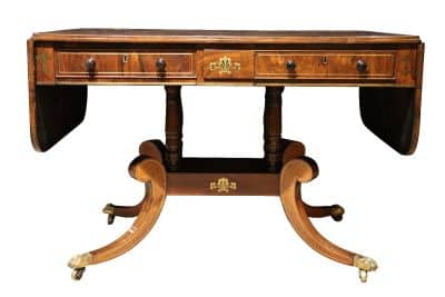 Regency Rosewood Sofa Table 19th century Antique Tables 7