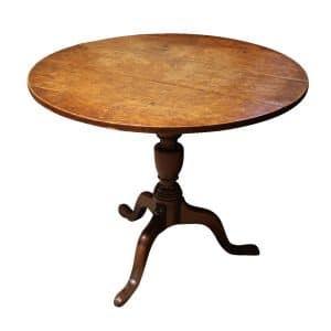 18thc Oak Circular Table Antique Tables