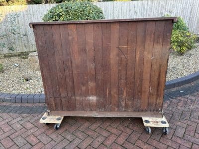 Arts & Crafts Glazed Oak Bookcase - Image 11