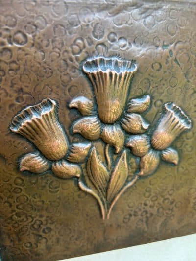 Arts & Crafts Copper Mirror c1910 - Image 4