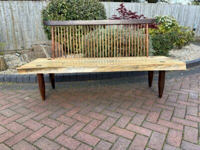 Conoid Bench Manner of Nakashima 20th century Antique Benches 6