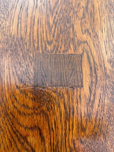 Arts & Crafts Oak Bench - Image 4