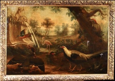 Huge 18th cent Old Master Oil painting 18th Cent Antique Art 3