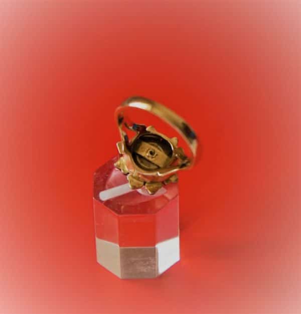 Vintage Gold Diamond Flower Ring - Boxed - FREE UK Postage - Image 8