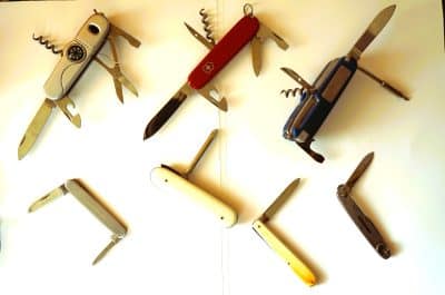 Vintage Collection of 7 Knives Folding Knives Antique Knives 8