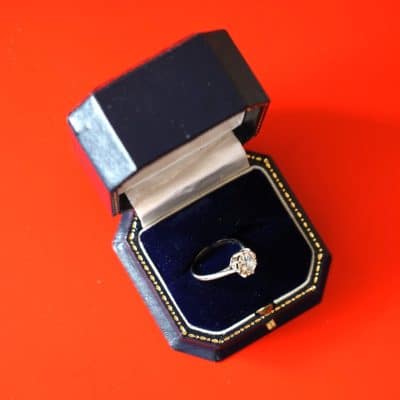 Antique Stunning Platinum 1.4ct Solitaire Diamond Engagement Ring - Boxed - Image 7