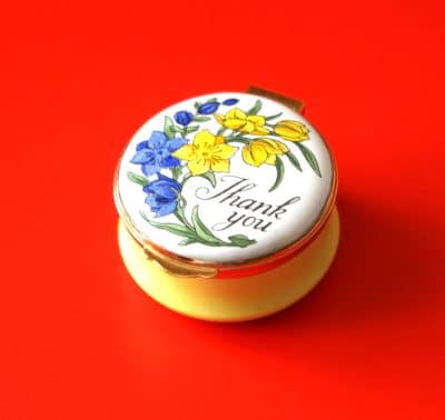 Two  Excellent as New Enamel Pill Boxes - Image 2