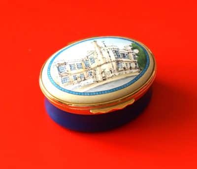 Two  Excellent as New Enamel Pill Boxes Antique Boxes 5