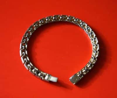 Vintage Gold Plated Sparkling Rhinestone Bracelet - Boxed - Image 2