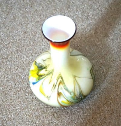 Stunning Vintage Art Glass Vase – Ideal / Wedding / Birthday Present antique glass Antique Glassware 3