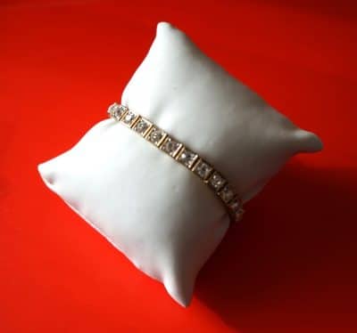 Vintage Gold Plated Sparkling Rhinestone Bracelet – Boxed Boxed Costume Jewellery Set Antique Jewellery 7
