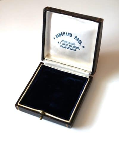 Vintage Indian Jewellery Box - Ideal For Rings / Cufflinks / Earrings Etc