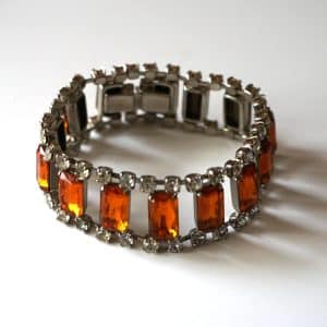 Beautiful Vintage Designer 50s Rhinestone Boxed Bracelet – Jewellery Antique Bracelets