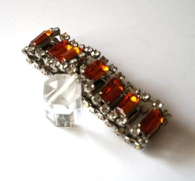 Beautiful Vintage Designer 50s Rhinestone Boxed Bracelet – Jewellery Antique Bracelets 6