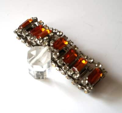 Beautiful Vintage Designer 50s Rhinestone Boxed Bracelet - Jewellery - Image 4