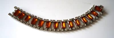 Beautiful Vintage Designer 50s Rhinestone Boxed Bracelet – Jewellery Antique Bracelets 4