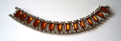 Beautiful Vintage Designer 50s Rhinestone Boxed Bracelet - Jewellery - Image 2
