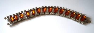 Beautiful Vintage Designer 50s Rhinestone Boxed Bracelet - Jewellery - Image 3