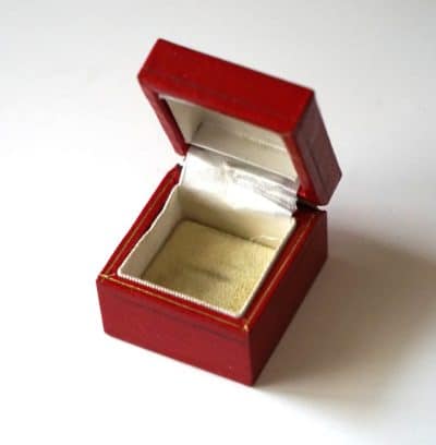 A Walter Bull and Sons Ltd, Brighton / Ring / Earrings / Cufflinks Box – Jewellery / Collectable Jewellery Box Antique Boxes 5