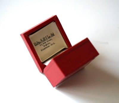 A Walter Bull and Sons Ltd, Brighton / Ring / Earrings / Cufflinks Box - Jewellery / Collectable - Image 5