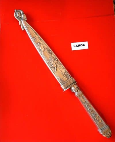 A Vintage Large 11 5/8" Argentinian Gaucho Knife & Sheaf