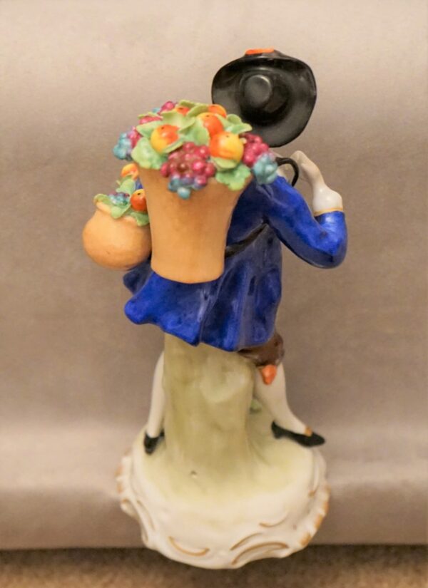 SALE - A Superb Pair of Antique SITZENDORF Thuringia Boy and Girl Figures - Image 4