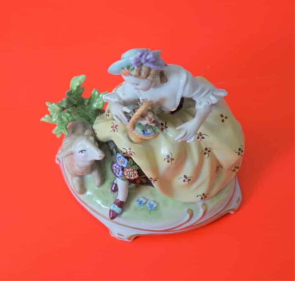 SALE – Antique Unter Weiss Bach German Figurine Antique Porcelain Antique Ceramics 3