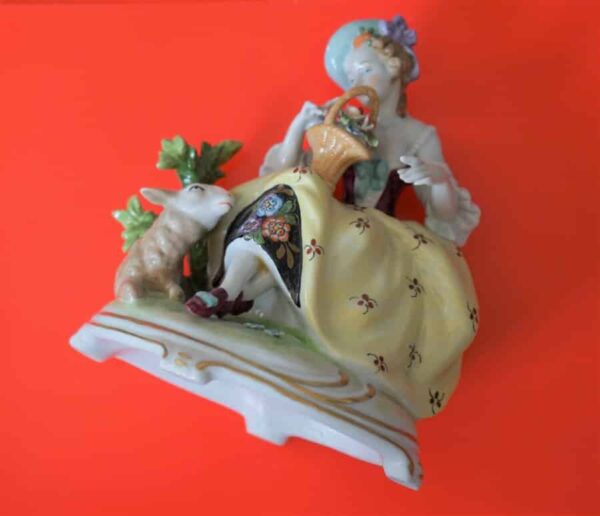 SALE – Antique Unter Weiss Bach German Figurine Antique Porcelain Antique Ceramics 8