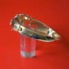 Vintage Gold Plated Blue Sapphire & Rhinestone Bangle - Ideal Gift - Image 3