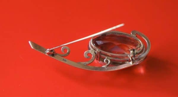 Vintage Large Gold Citrine Brooch - Boxed - FREE UK Postage - Image 4