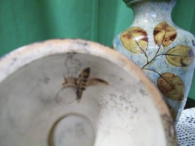 SOLD Two similar Doulton autumn leaves vases Antiques Scotland Antique Ceramics 5