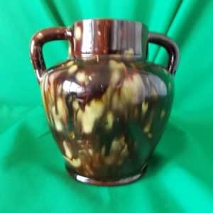 Scottish Pottery DUNMORE Slip glazed Vase ceramics Antique Ceramics
