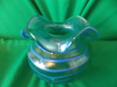 Loetz style Art Nouveau Glass vase Antiques Scotland Collectors Glass 5