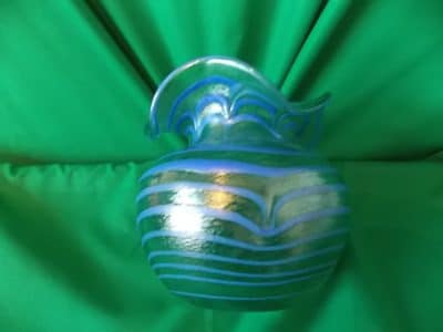 Loetz style Art Nouveau Glass vase - Image 5