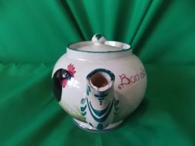 Scottish Wemyss black cockerel tea pot. ceramics Antique Ceramics 4