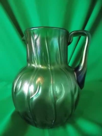 Loetz glass water jug Antiques Scotland Collectors Glass 3