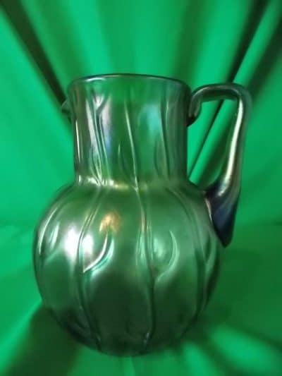 Loetz glass water jug