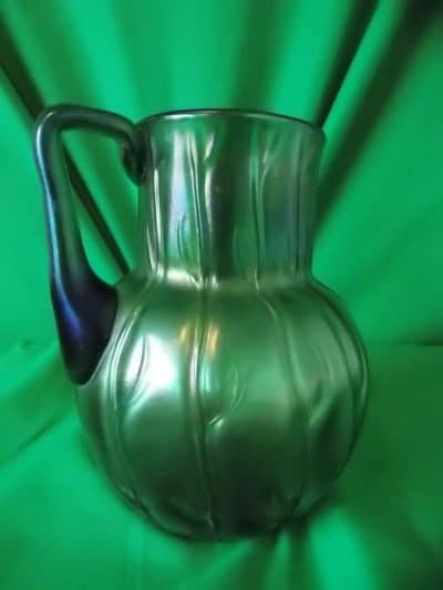 Loetz glass water jug Antiques Scotland Collectors Glass 4