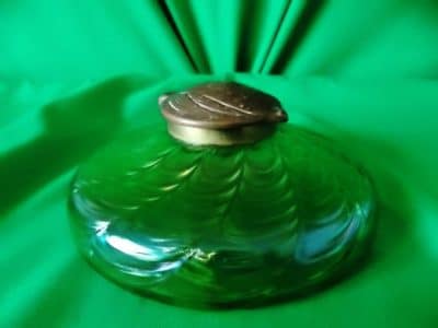 Loetz Iridescent desk top Inkwell
