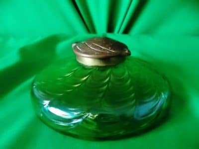 Loetz Iridescent desk top Inkwell Antiques Scotland Antique Art 3