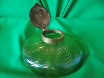 Loetz Iridescent desk top Inkwell Antiques Scotland Antique Art 4