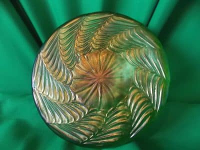 Loetz Iridescent desk top Inkwell Antiques Scotland Antique Art 6