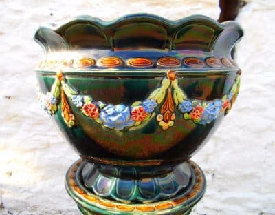 Victorian ceramic planter pedistal ceramics Antique Ceramics 4