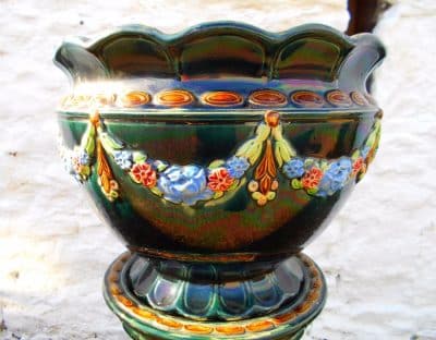Victorian ceramic planter pedistal - Image 2