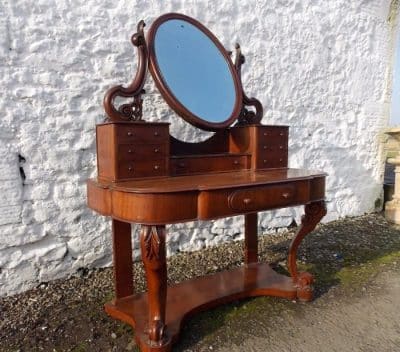SOLD Victorian Dutchess Mahogany Dressing table Antique Antique Furniture 4