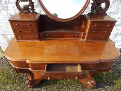 SOLD Victorian Dutchess Mahogany Dressing table - Image 4