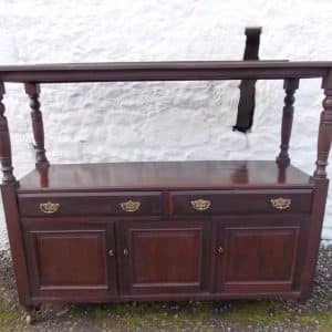 SOLD Late Victorian mahogany three door serving sideboard Antique Antique Furniture