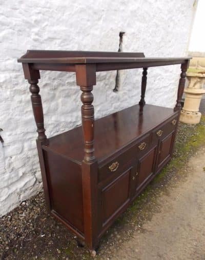 SOLD Late Victorian mahogany three door serving sideboard Antique Antique Furniture 5